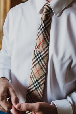 Antiqued Copper Tie Bar, Wedding Favours for Him