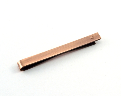 Heart Tie Clip, Secret Message, Groom Gift